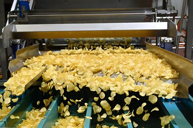 Россия установила рекорд по экспорту картофельных чипсов в 2022 году